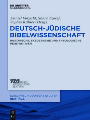 cover image of Deutsch-jüdische Bibelwissenschaft